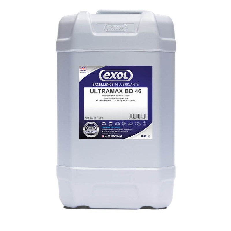20L Ultramax BD 46 Biodegradable Hydraulic Oil — 46 Grade