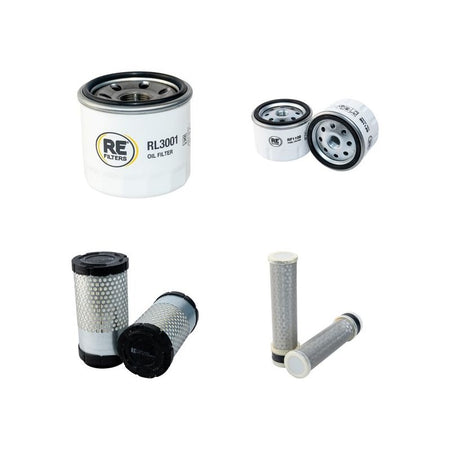 AEBI TC07 Filter Service Kit Air Oil Fuel Filters w/Kubota D722 Eng. YR 2005