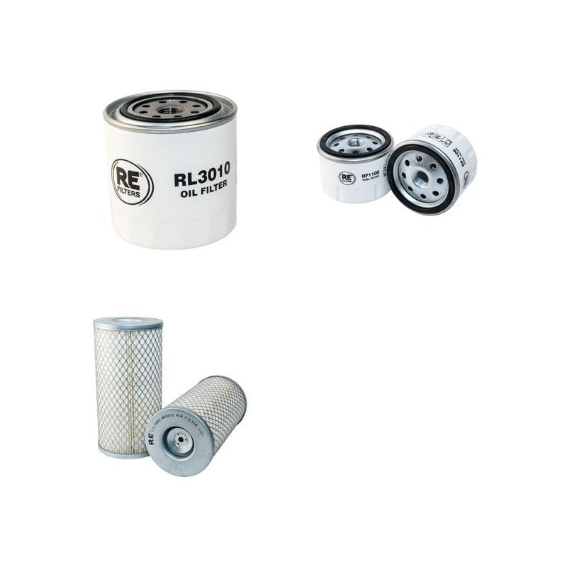 AEBI TP27 Filter Service Kit Air Oil Fuel Filters w/Kubota D1402B Eng.