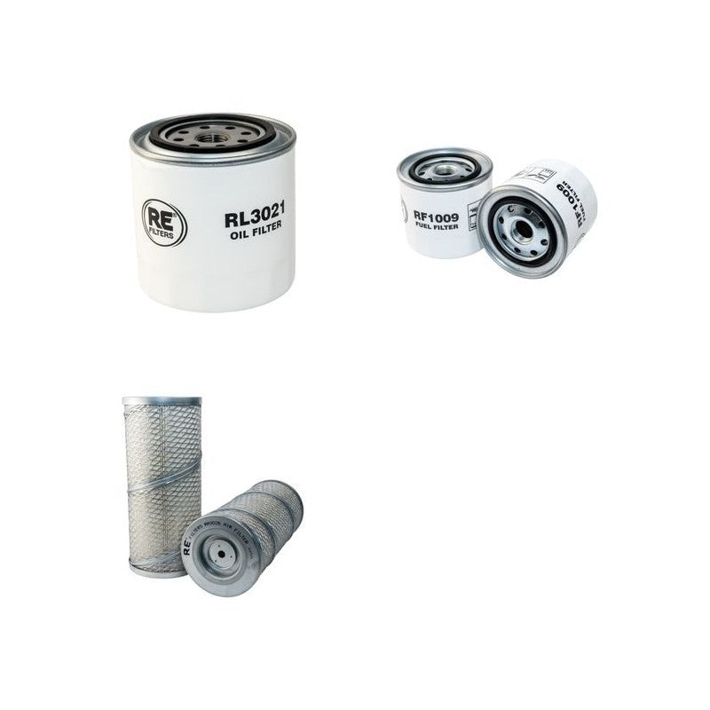 AEBI TP48 Filter Service Kit Air Oil Fuel Filters w/Kubota V 3300-DI Eng.