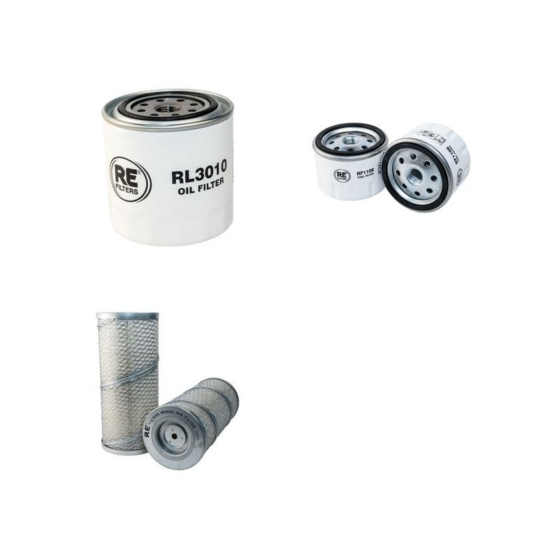 AEBI TT80 Filter Service Kit Air Oil Fuel Filters w/Kubota V2203B Eng. YR 1990-