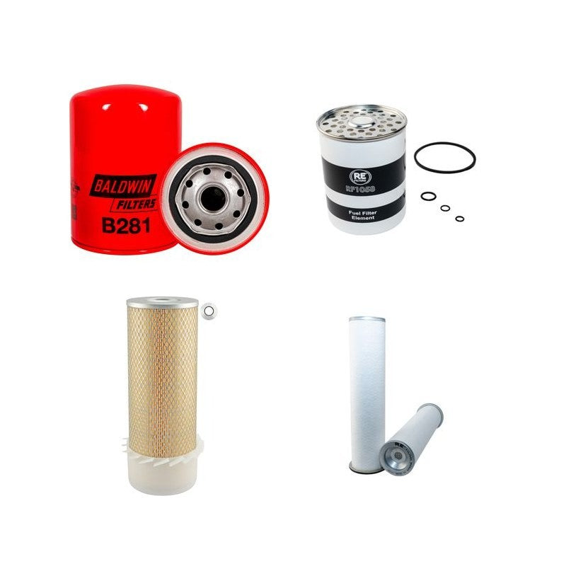 AGRIFULL 80 TORNADO Filter Service Kit Air Oil Fuel Filters w/VM Eng.