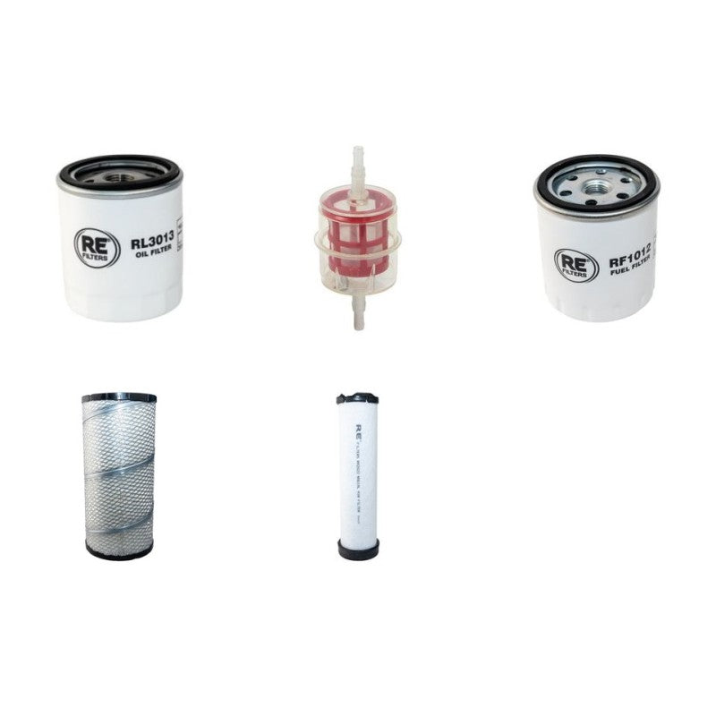 AHLMANN AL75 Filter Service Kit Air Oil Fuel Filters w/Deutz BF 4L1011FT Eng. YR 1998-2000