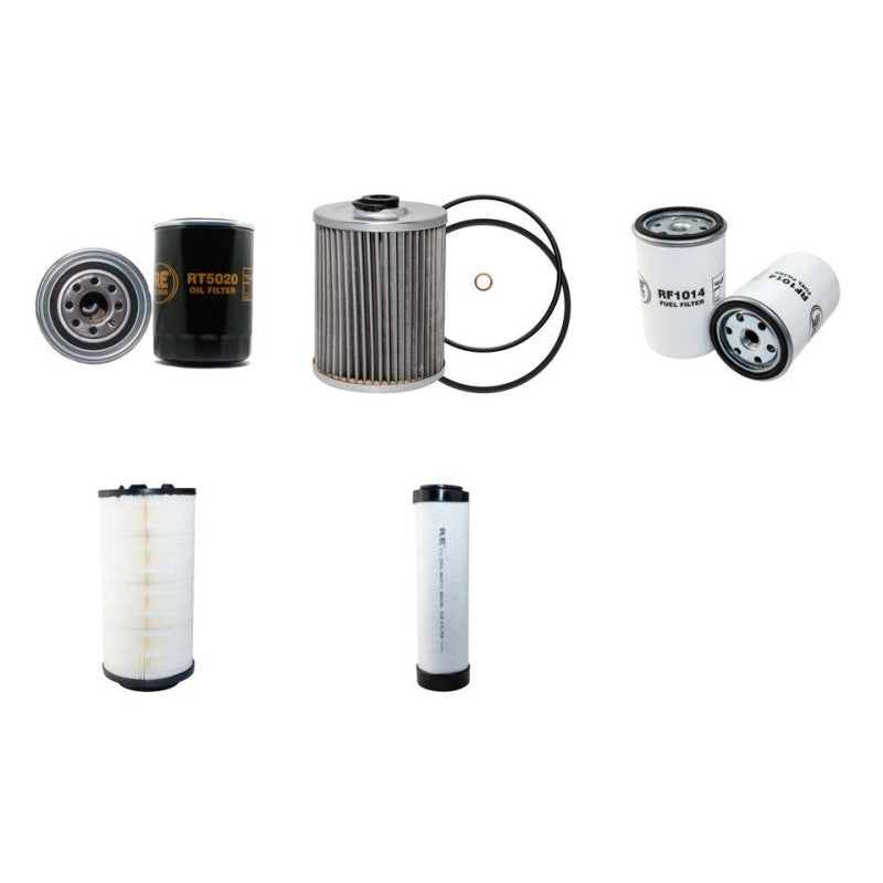 AHLMANN AS150 Filter Service Kit Air Oil Fuel Filters w/Deutz BF4M2012EC Eng. YR 2001-