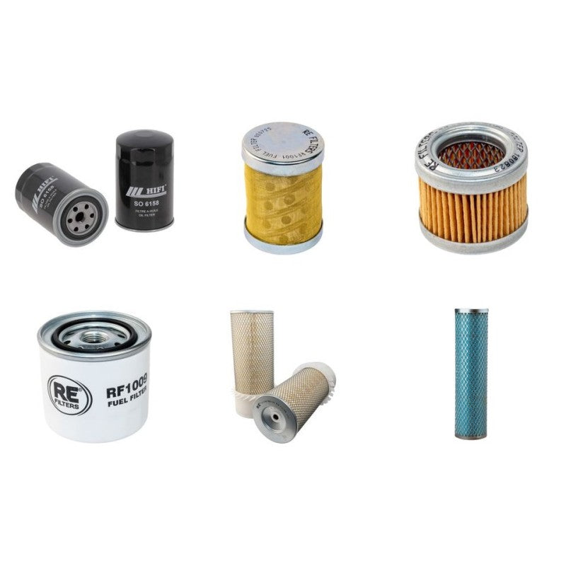 AICHI SP21AJ/HCP Filter Service Kit Air Oil Fuel Filters w/Isuzu 4LE2 Eng. YR 2008-