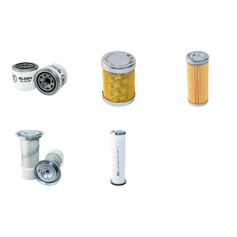 AIRMAN AX40U Filter Service Kit Air Oil Fuel Filters w/Isuzu 4LE1PA07 Eng.