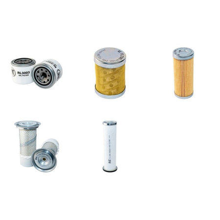 AIRMAN AX40U Filter Service Kit Air Oil Fuel Filters w/Isuzu 4LE1PA07 Eng.