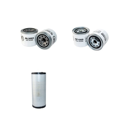 AIRO A16JRTD Filter Service Kit Air Oil Fuel Filters w/Isuzu 4LE1 Eng. YR 2013-