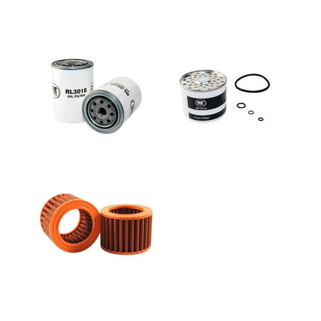 ALFA ROMEO GIULIA SUPER DIESEL Filter Service Kit w/PERKINS Eng. YR 1974-