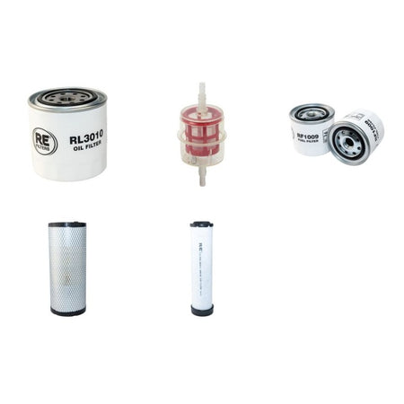 AMLAT COMBI 30-1240 Filter Service Kit Air Oil Fuel Filters w/Kubota V2003T Eng.