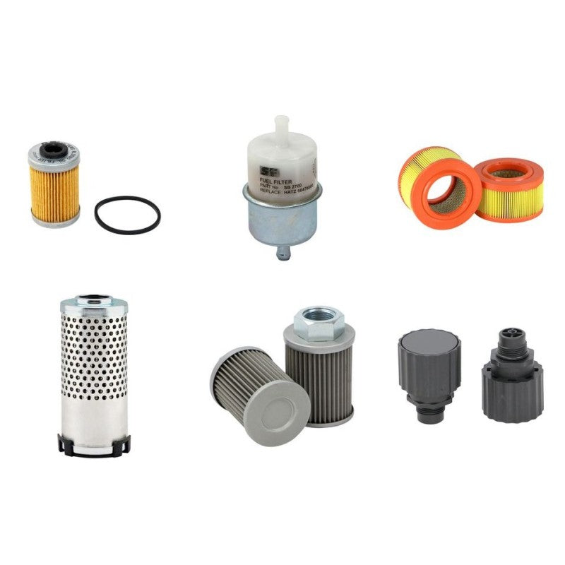 AMMANN ARW65 Filter Service Kit w/HATZ 1D42S Eng.