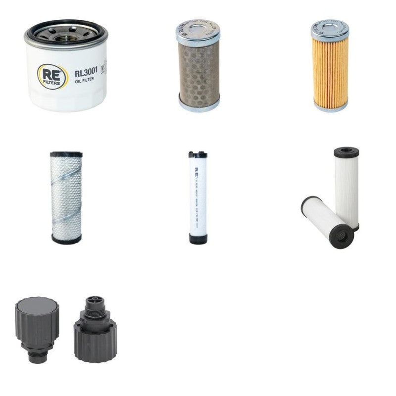 AMMANN AV20-2 Filter Service Kit w/Yanmar 3TNV76 Eng. YR 2010-