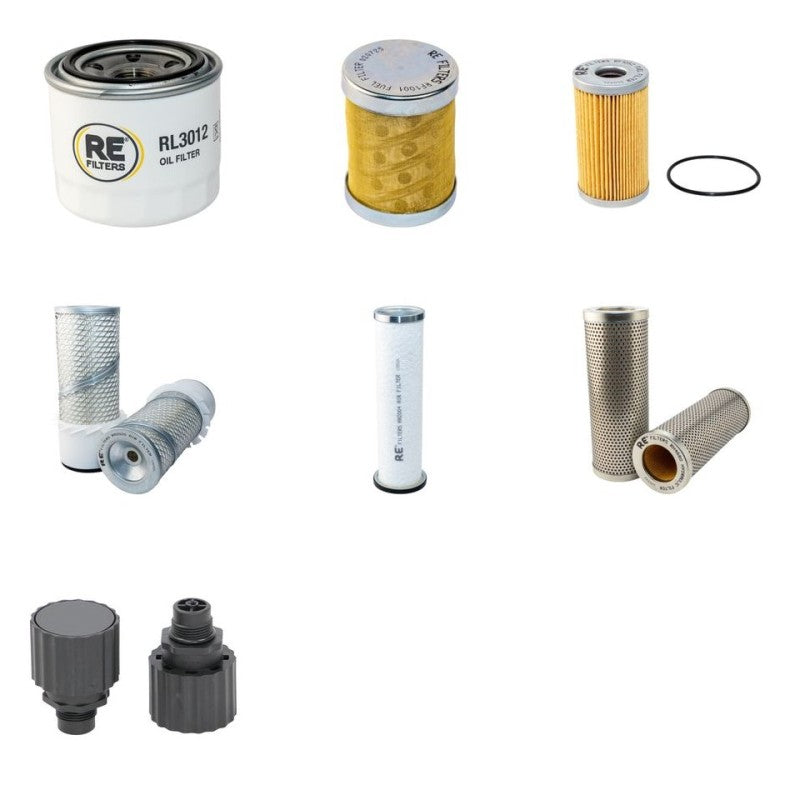 AMMANN AV33 Filter Service Kit w/Yanmar 3TNE88 Eng.