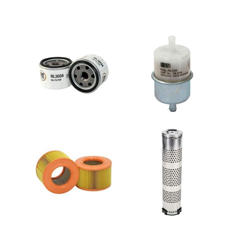 Ammann AVH100-20 Filter Service Kit Farymann 43F Engine 1998-