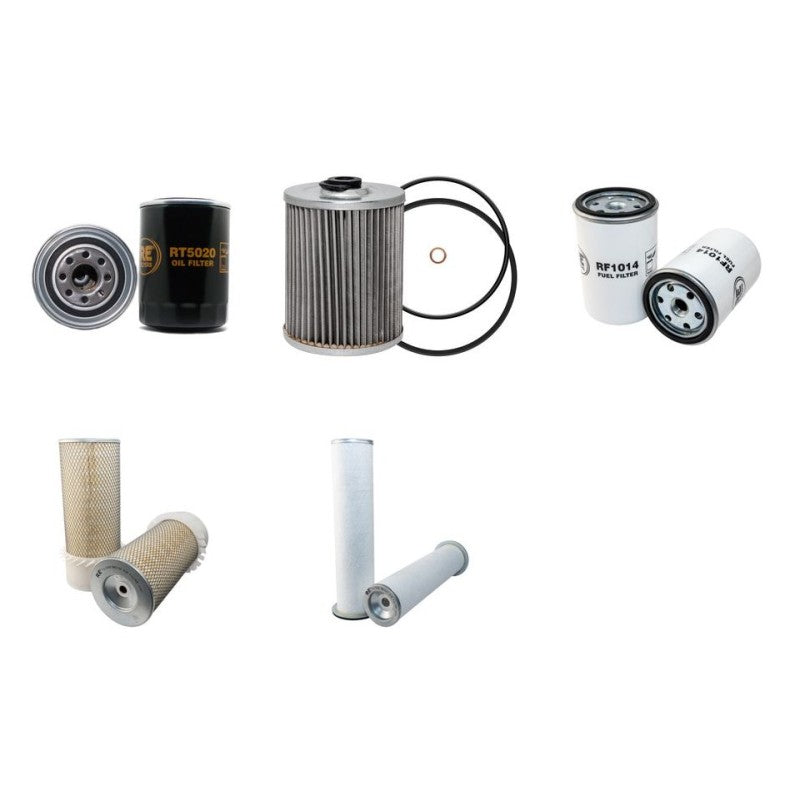 ATLAS AB1302Filter Service Kit Air Oil Fuel Filters w/Deutz BF4M1012E Eng. SN 135-