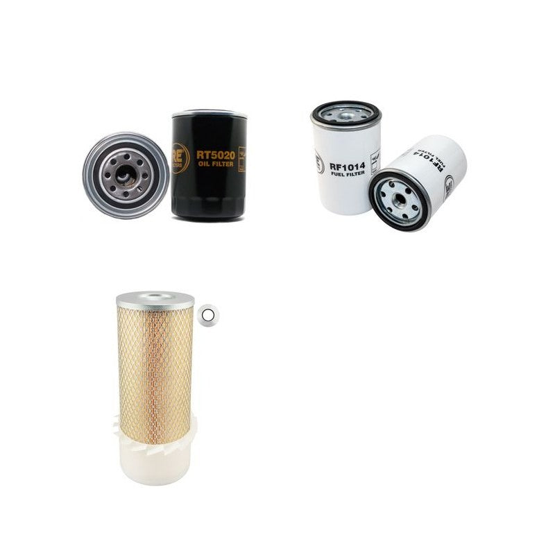 ATLAS AR52C Filter Service Kit Air Oil Fuel Filters w/Deutz F3L912 Eng.