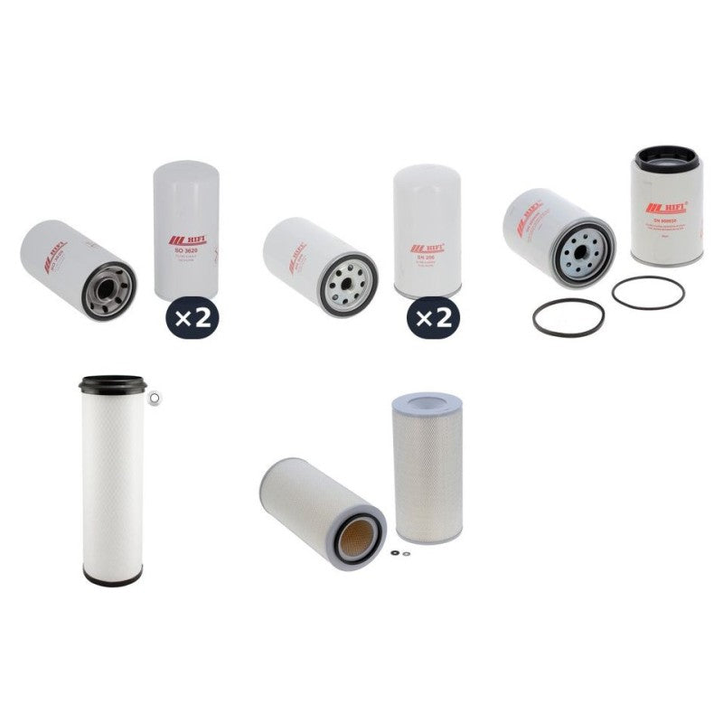 Atlas Copco QAS 186 Filter Kit with Detroit Serie 20 engine 2004-
