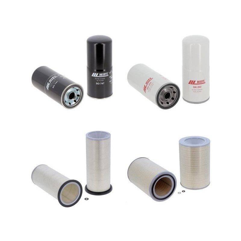 Atlas Copco QAS 400 Filter Kit with Komatsu engine