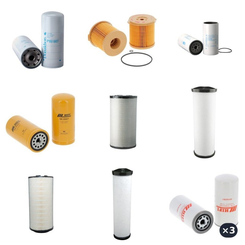 ATLAS COPCO XAHS347 Filter Service Kit w/CAT Eng. YR 2009-