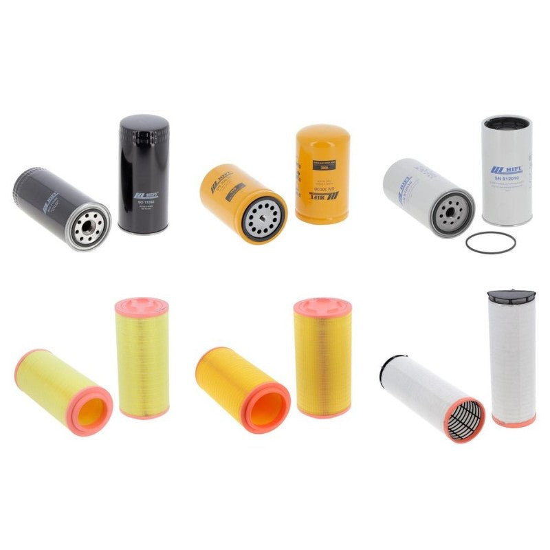 Atlas Copco XAMS 286 CD Engine Filter Kit with Caterpillar engine