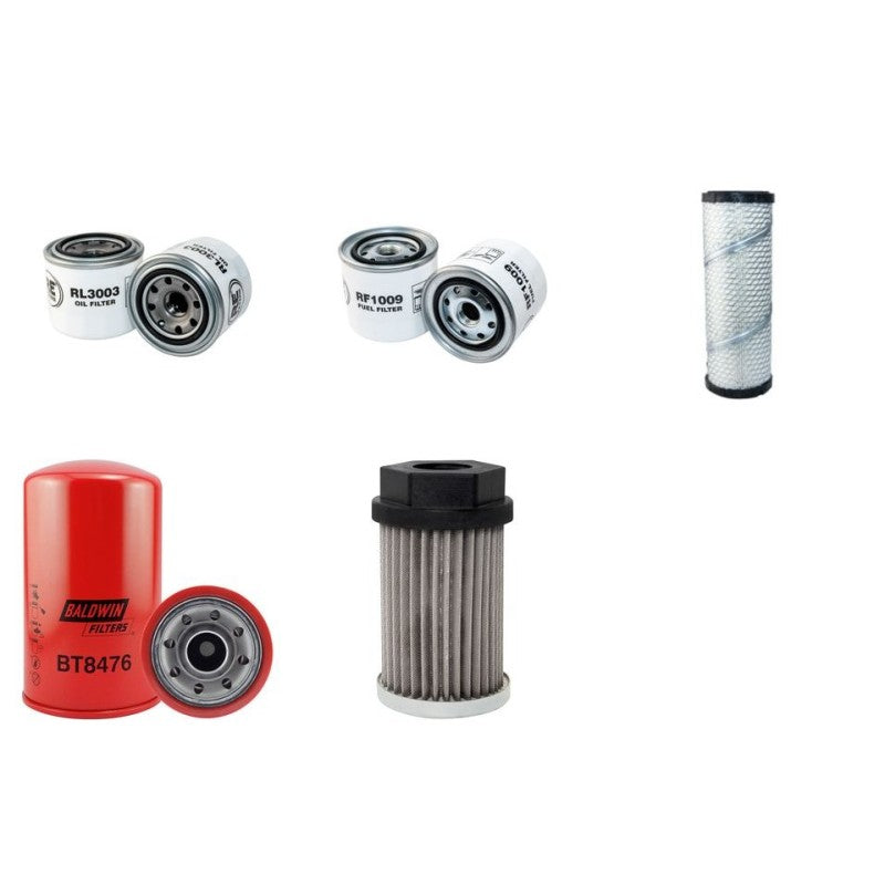 AUSA 300RMG Filter Service Kit w/ISUZU 3LP1 Eng.