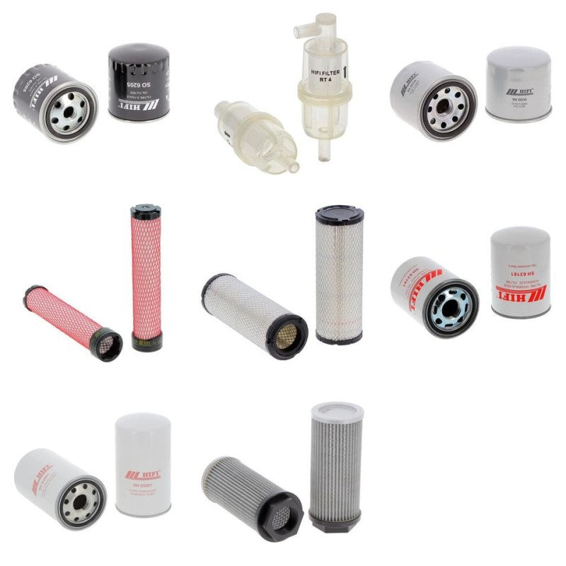 Ausa C 201 H x4 Filter Kit with Kubota D 1703 engine 2022-2026