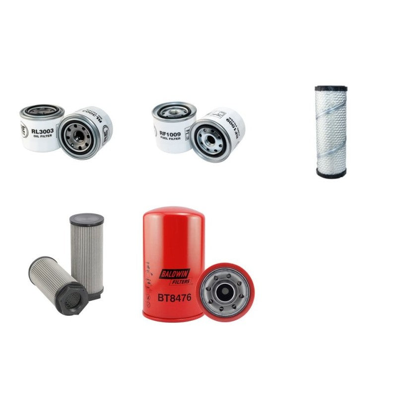AUSA CH150X4 Filter Service Kit w/ISUZU 3LD1PW07 Eng.