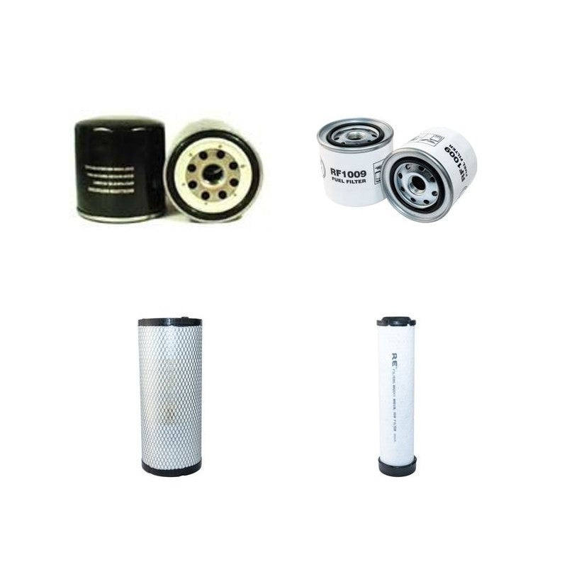 AUSA CH280 Filter Service Kit Air Oil Fuel Filters w/ISUZU 4JB1A Eng.