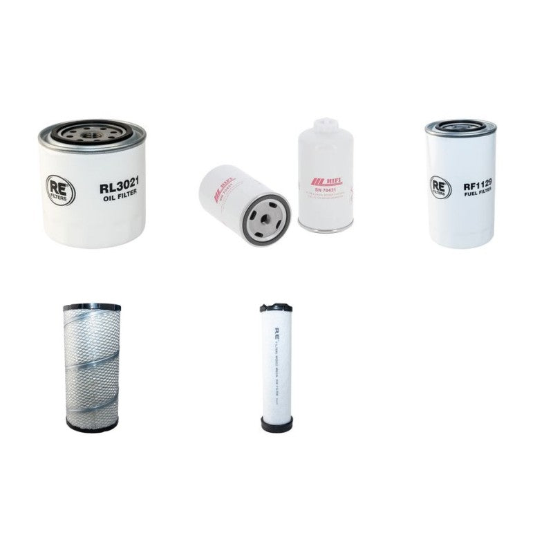 AUSA D1000APG PLUS Filter Service Kit Air Oil Fuel Filters w/Kubota V3800CRTIR4V Eng. YR 2015