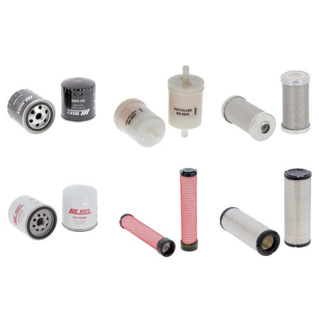 Ausa D 301 AHG Engine Filter Kit with Kubota V1505-E4B engine 2022-