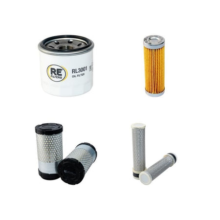 AVANT 523+Filter Service Kit Air Oil Fuel Filters w/Kubota Eng. SN 25935-44575 YR 8.02-10.04