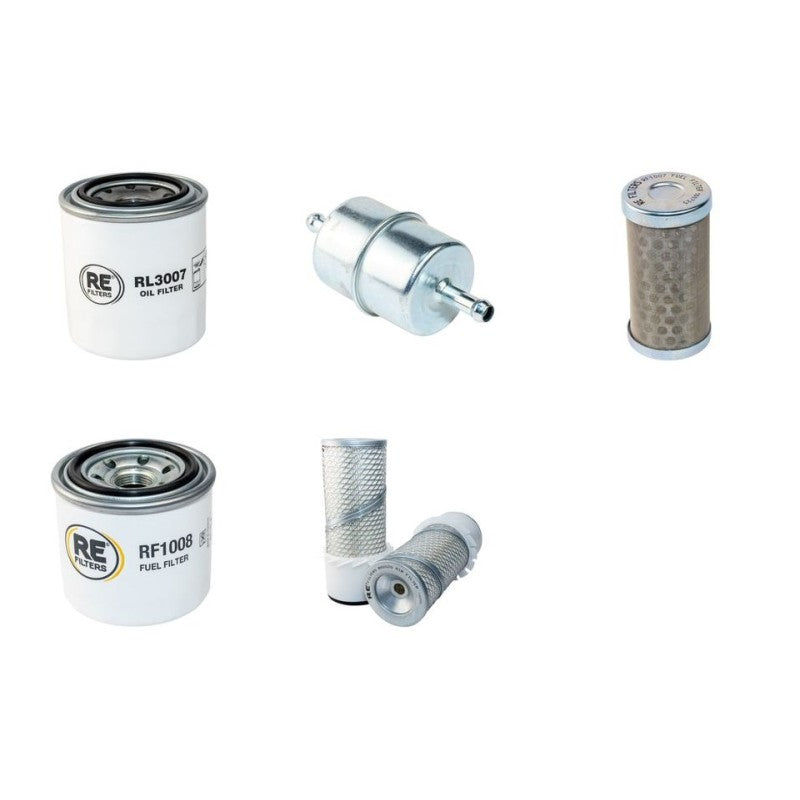 AVANT 630 Filter Service Kit Air Oil Fuel Filters w/Kubota D1105 Eng. SN 47071-