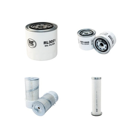 AVANT 750 Filter Service Kit Air Oil Fuel Filters w/Kubota V2403 Eng.