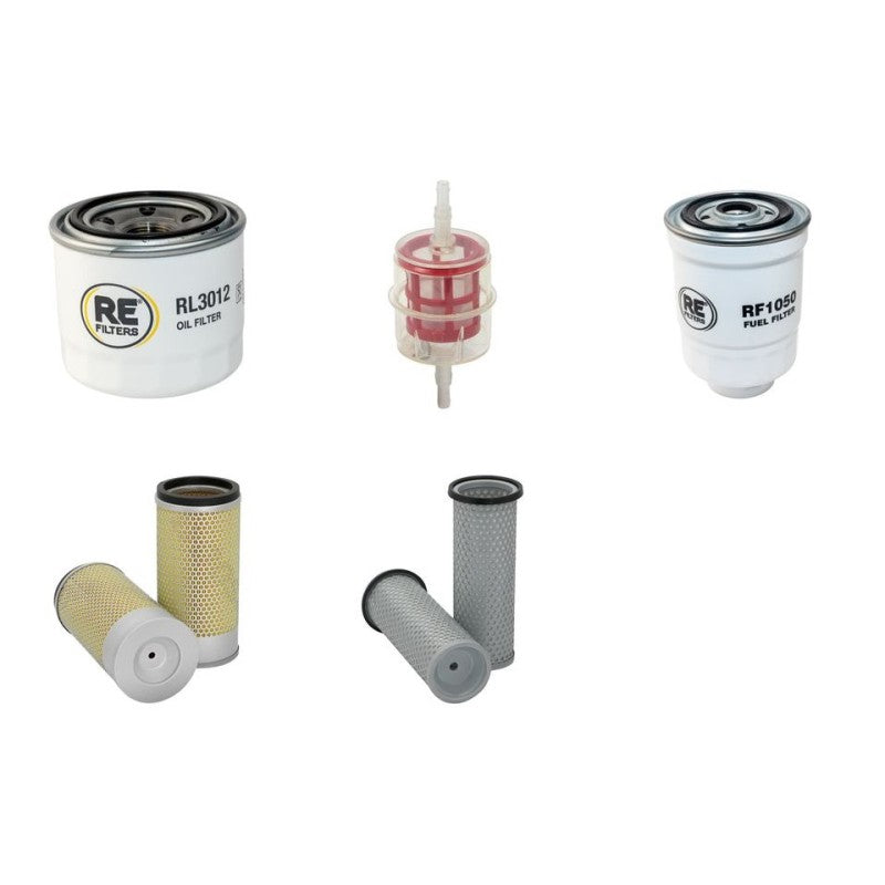 BAOLI CD35 Filter Service Kit Air Oil Fuel Filters w/Yanmar 4TNE98 Eng.
