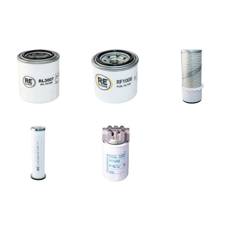 BCS INVICTUS K 400 (AR/MT/RS) Filter Service Kit w/Kubota V 1505 Eng.