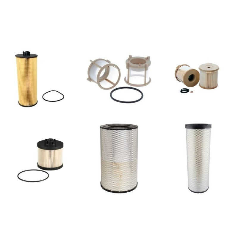 BELL B30D Filter Service Kit Air Oil Fuel Filters w/MERCEDES OM 906LA Eng. YR 2001-