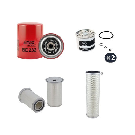 BENATI / BENMAG 5.25 Filter Service Kit Air Oil Fuel Filters w/Fiat Eng.
