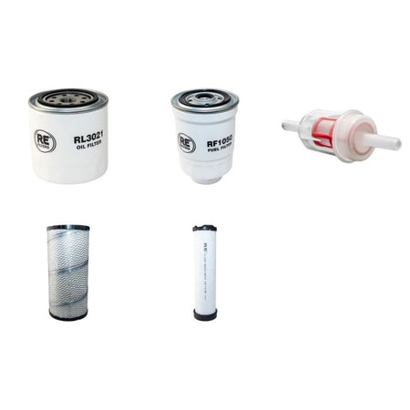BERGMANN 2060 Filter Service Kit Air Oil Fuel Filters w/Kubota V 3800E2 Eng.