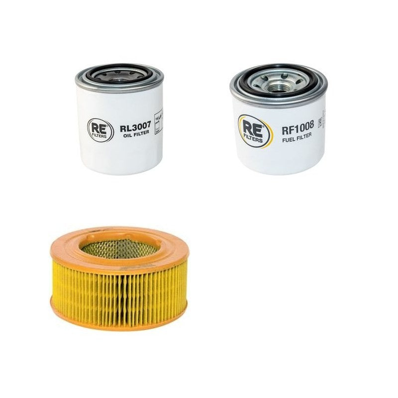 BETA MARINE BETA28, 30, 35, 38 Filter Service Kit w/Kubota BV1305/1505 Eng. Air, Oil, Fuel Filters