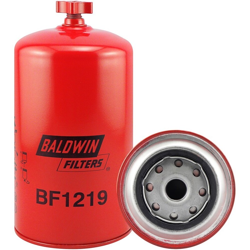 Baldwin BF1219, Fuel/Water Separator Filter Spin-on with Drain