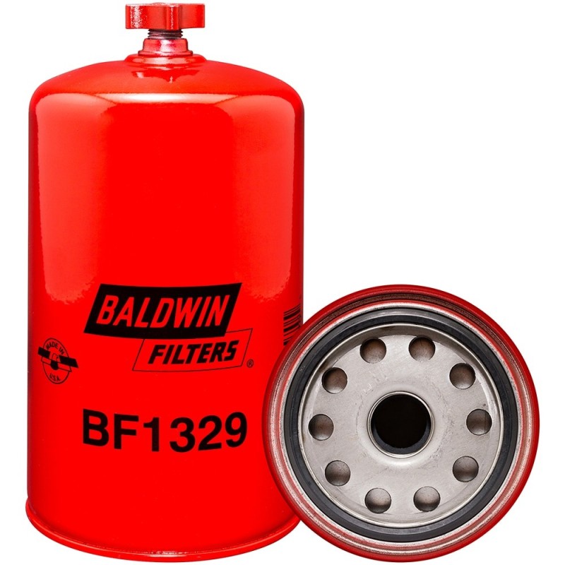 Baldwin BF1329, Fuel/Water Separator Filter Spin-on with Drain