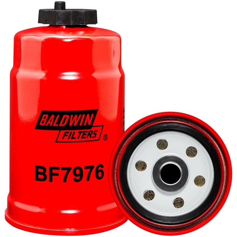 Baldwin BF7976, Fuel/Water Separator Filter Spin-on with Drain