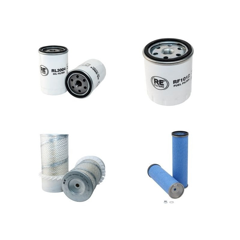 BOBARD 817 Filter Service Kit Air Oil Fuel Filters w/Deutz BF 4L1011 Eng. YR 1998-