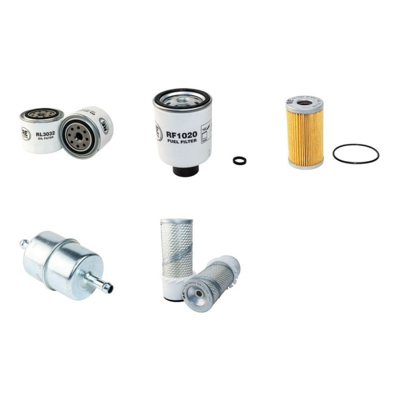 Bobcat 225 Filter Service Kit Air Oil Fuel Filters with Kubota D1402 Engine Serial Number -11999