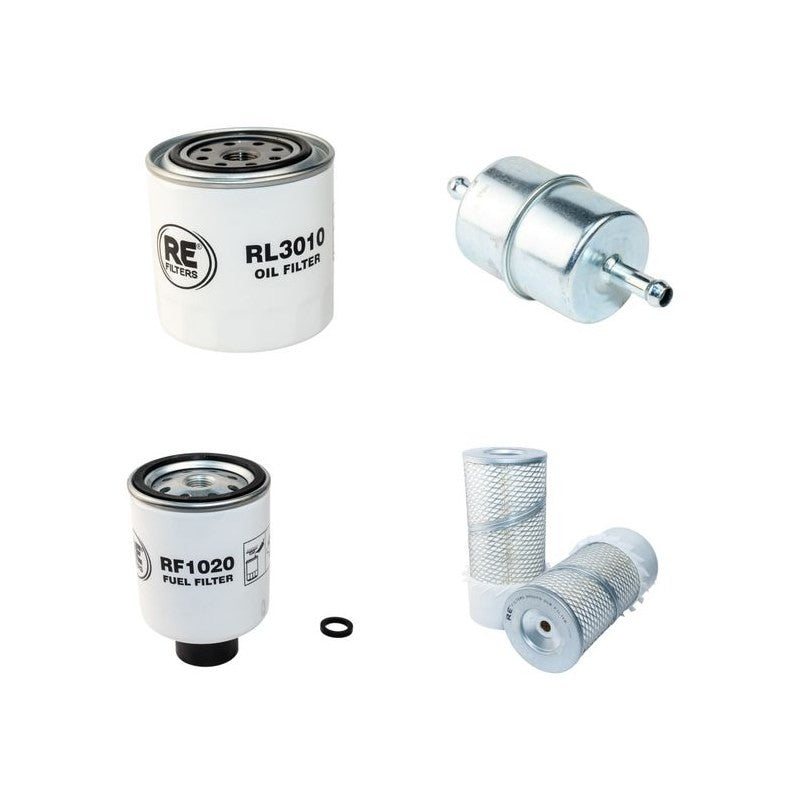Bobcat 231 Filter Service Kit Air Oil Fuel Filters with Kubota V1902 Engine Serial Number 12001-