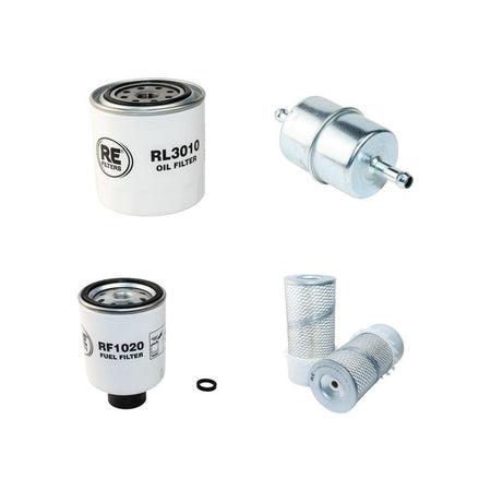 Bobcat 231 Filter Service Kit Air Oil Fuel Filters with Kubota V1902 Engine Serial Number 12001-