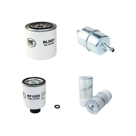 Bobcat 231 Filter Service Kit Air Oil Fuel Filters with Kubota V1902 Engine Serial Number -11999
