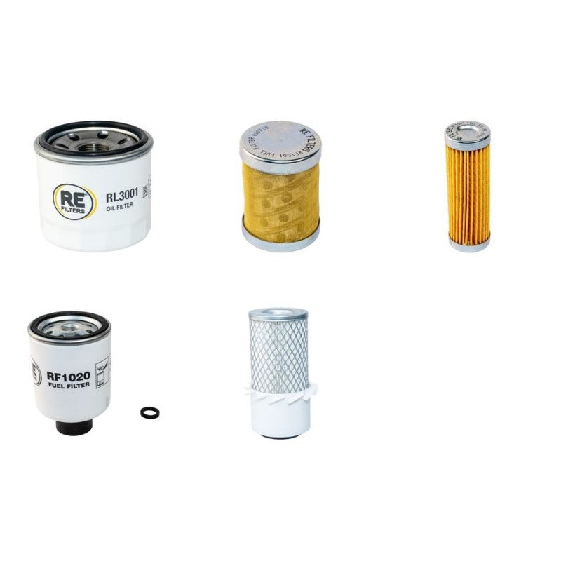 Bobcat 316 Filter Service Kit with Kubota D722 Engine Air, Oil, Fuel Filters