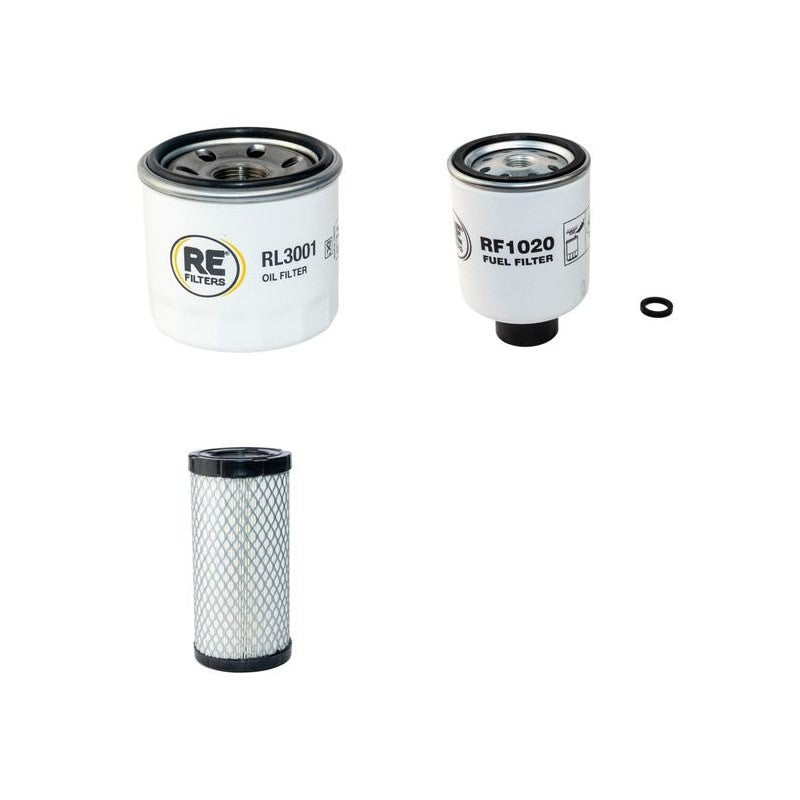 Bobcat 317 Filter Service Kit Air Oil Fuel Filters with Kubota D722 Engine Year 2008-