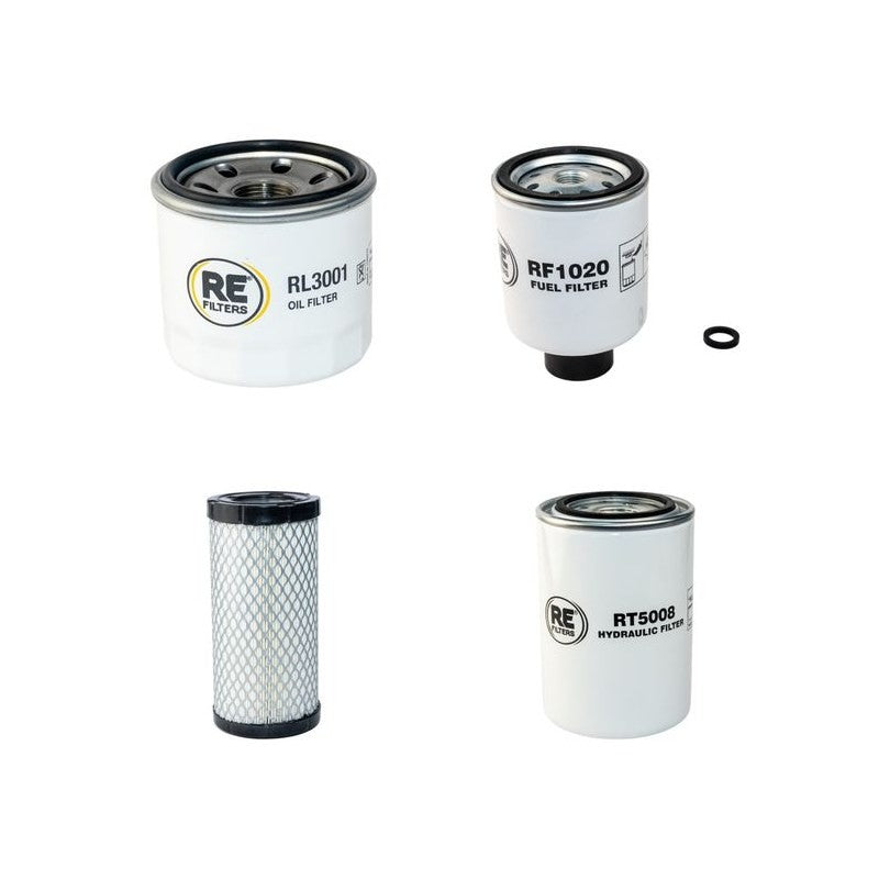 Bobcat 317 Filter Service Kit with Kubota D722 Engine 2008-